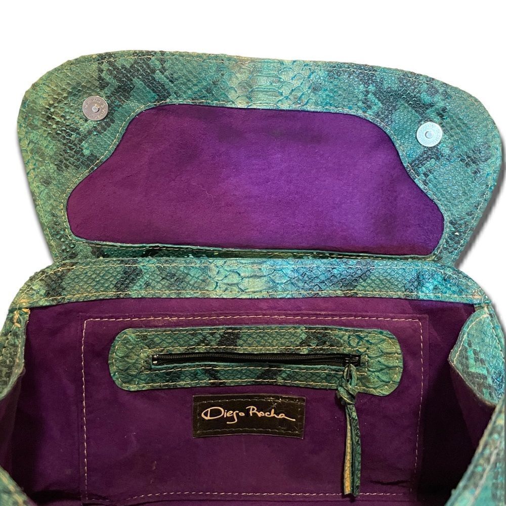 ❤️SOLD❤️Diego Rocha Python Custom Made Handbag - Picture 4 of 13